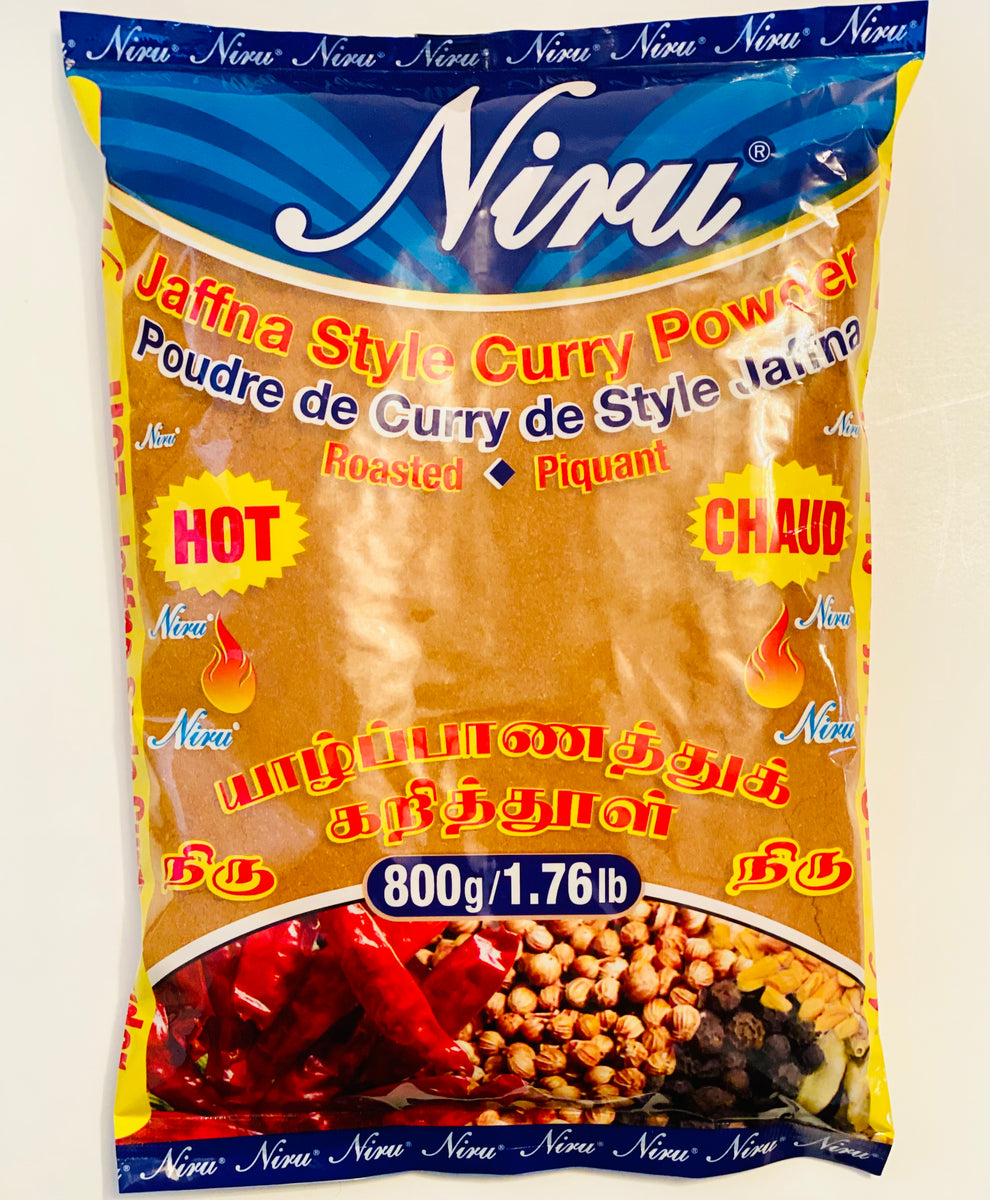 Niru Jaffna Style Roasted Curry Powder(HOT) 800g MarsD Lanka