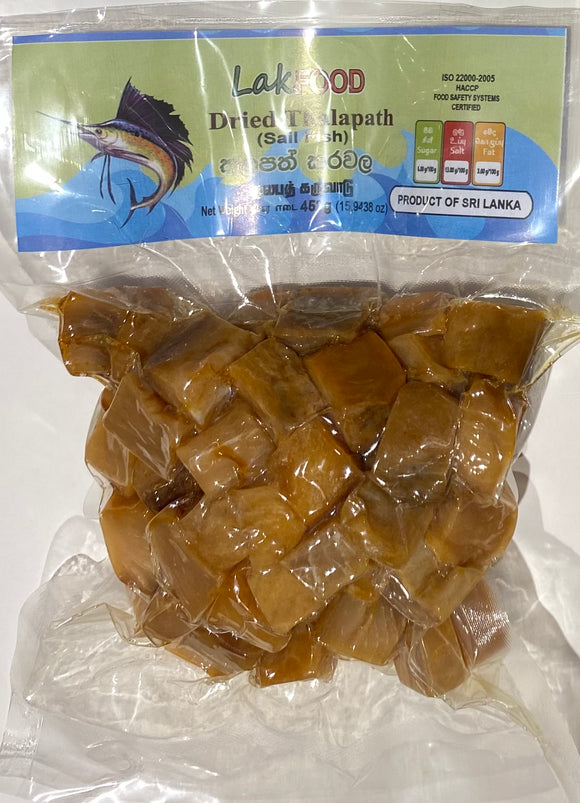 LakFood Dried Thalapath (Sail Fish) 452g