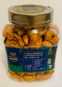 Royal  Burnt Cashew garlic -chilli- 250g