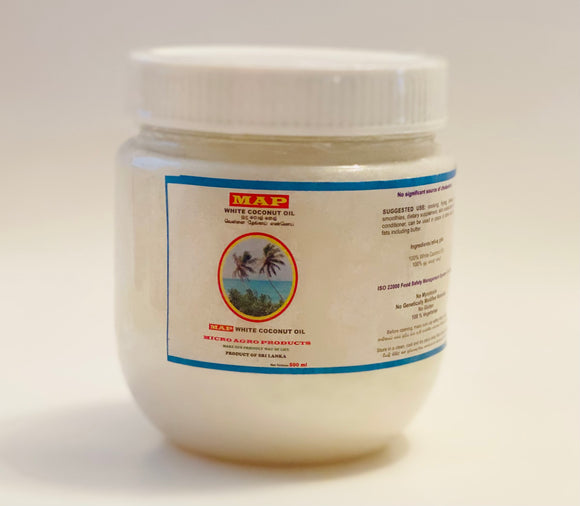 Sri Lankan Pure White Coconut Oil - 500ml