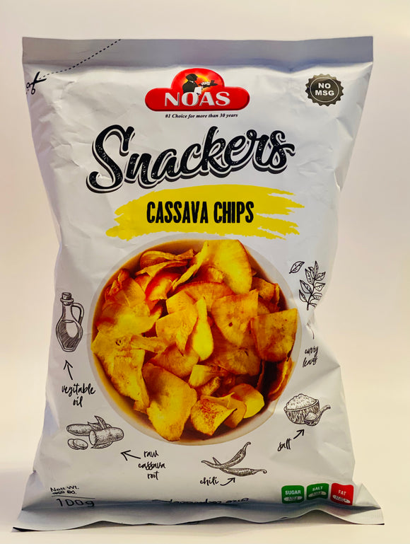Noas Snackers Cassava Chips - 100g