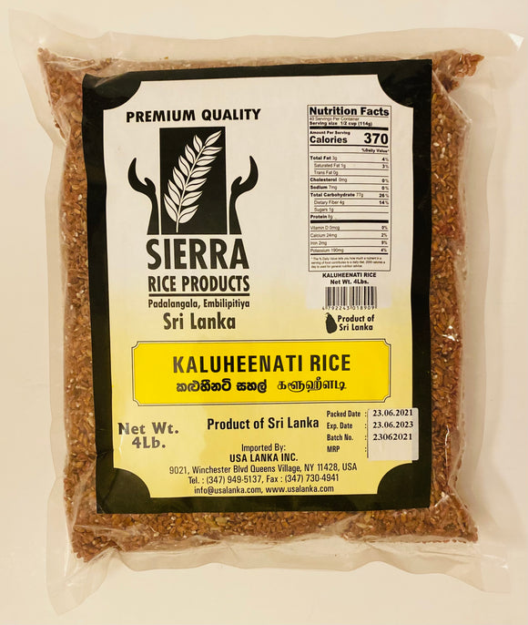 Sierra Kaluheenati Rice - 4lb
