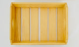 Wooden Serving Tray - With Spacing -Light Tan Color