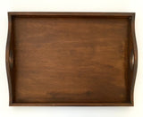 Wooden Serving Tray - Dark Brown
