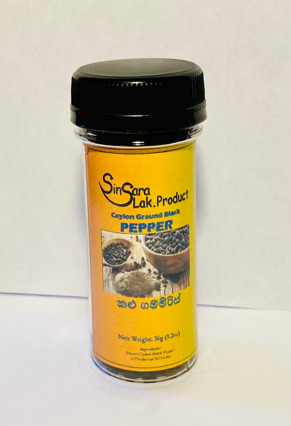 Sinsara Products Ceylon Ground Black Pepper - 36g(1.2oz)
