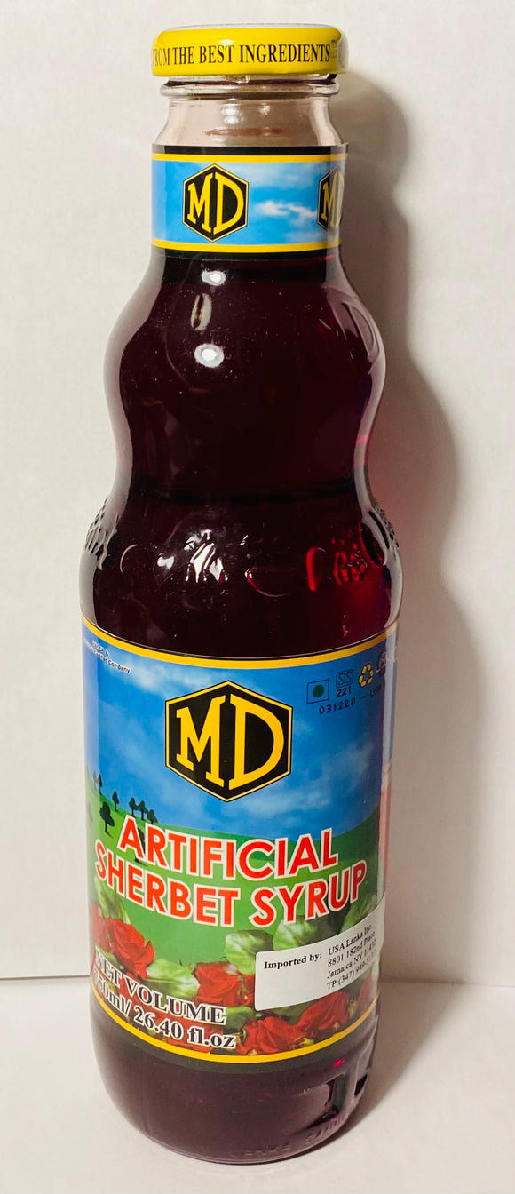 MD Artificial Sherbet Syrup - 750mL