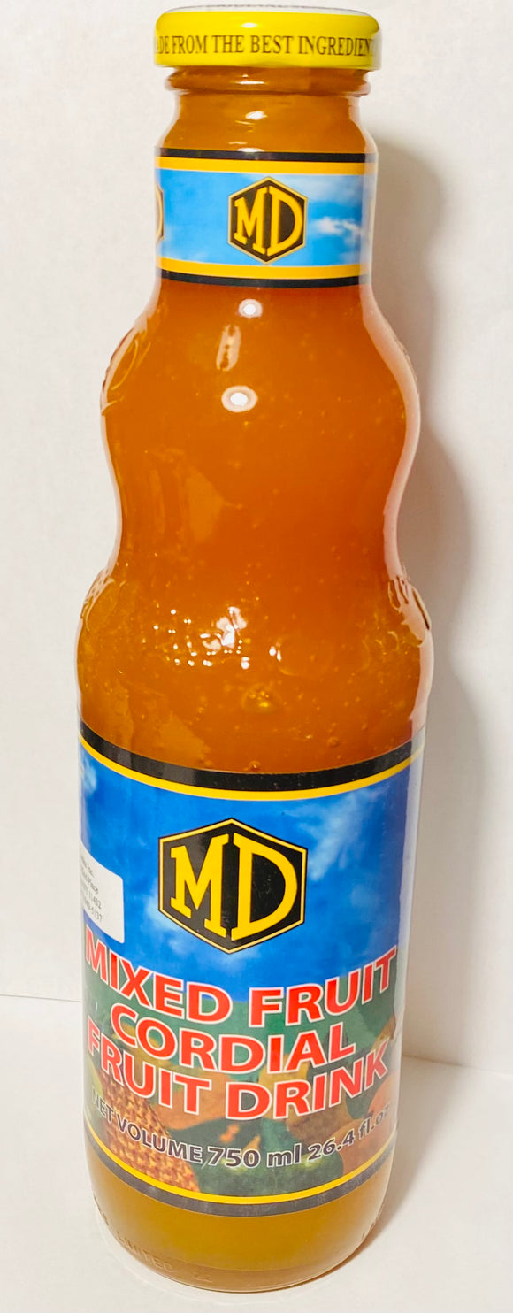 MD Mixed Fruit Cordial Fruit Drink - 750mL