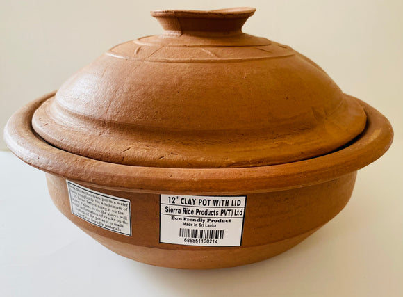 Sierra Clay Pot(With Lid) - 12