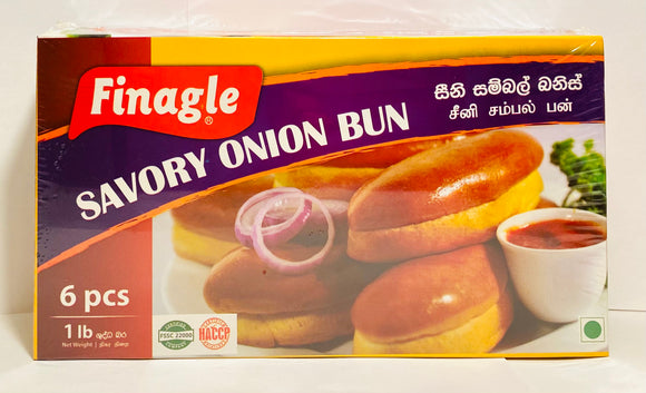 Finagle Savory Onion Bun - 6 Pieces(LOCAL DELIVERY ONLY) - 1LB
