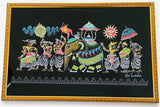 Traditional Kandy Perehera-Black Background-LxH (18'X12')