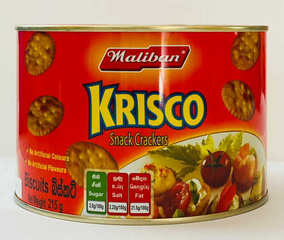 Maliban Krisco Snack Crackers - 215g