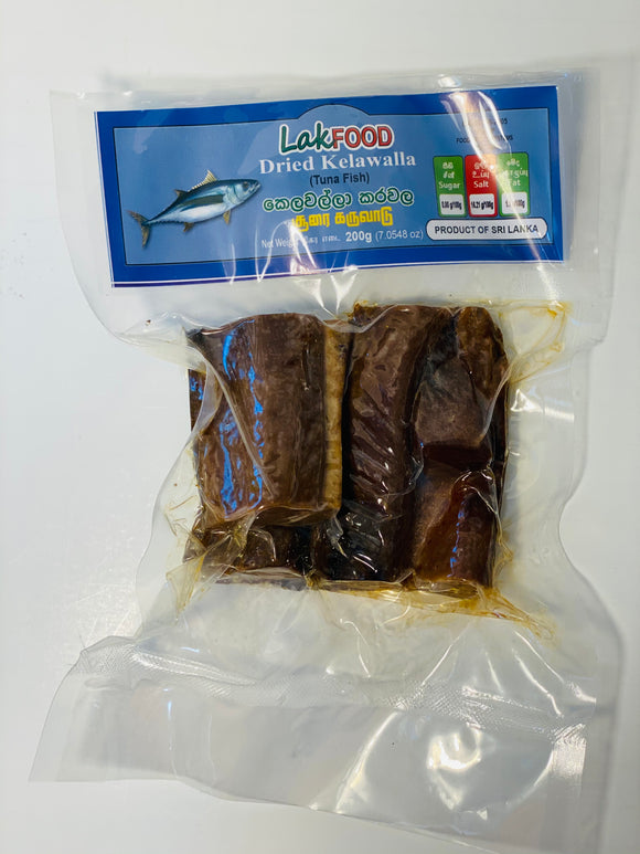 LakFood Dried Kelawalla (Tuna Fish) - 200g