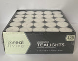 Unscented Tea Lights - 125 Pack